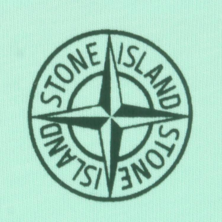 Stone Island T-Shirt Kids Round Neck Letter Loose Short Sleeve Kids tops Mint 781621073-V0044