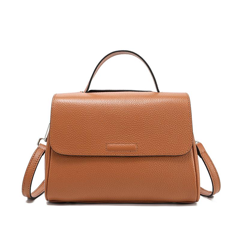 Ladies Soft Retro Cowhide Handbags Women‘s Genuine Cow Leather Shoulder Bag Female Fashi Luxury Designer Crossbody Bags Lady