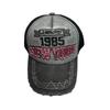 Street Hole Wind Embroidery Letter Baseball Cap Men'S And Women'S Sunshade Mesh Eye Matching Personalized Truck Hat