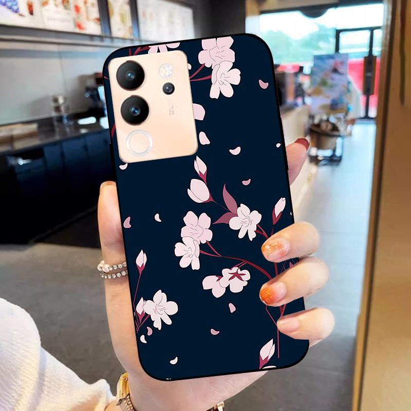 

For VIVO V30 Lite Case Fashion Printed Shockproof Cover For V30lite 5G Phone Cases Soft TPU Silicone Shell Funda V2314 Capa VIVO V2314