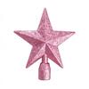 In Stock Five-Pointed Christmas Tree Topper Star - Available in Gold, Silver, Red, Pink