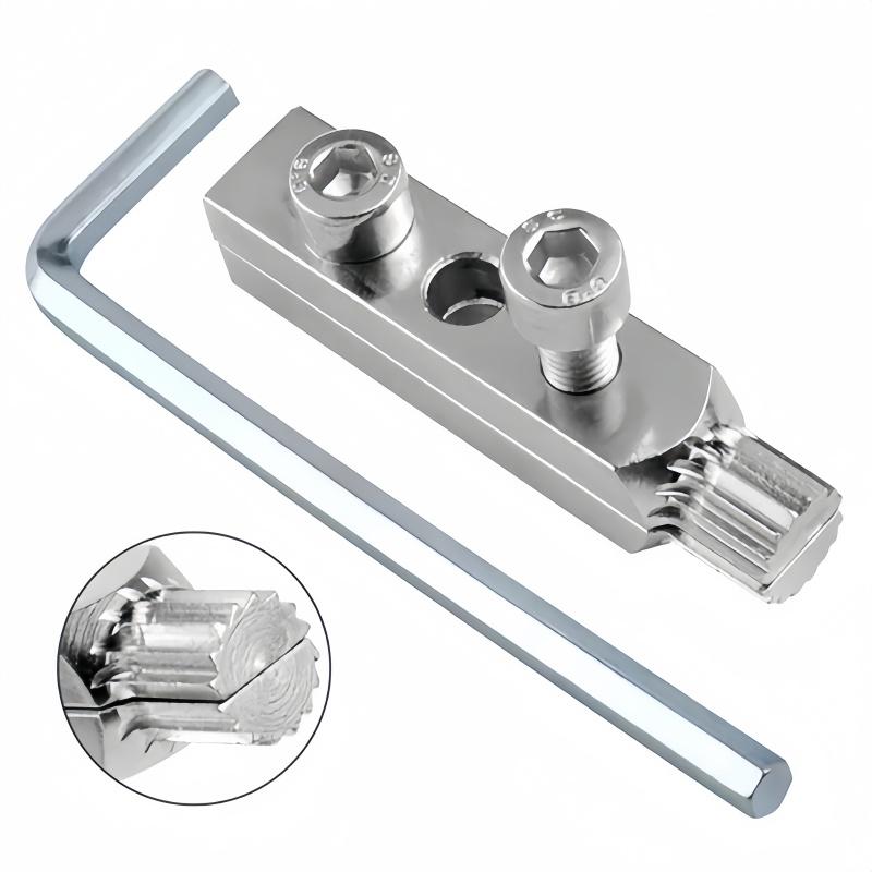 

Faucet Angle Valve Broken Wire Extractor Upgrade Multifunctional 4/6 Point Broken Screw Removal Tool Out Bolt Extractor Kit Pipe