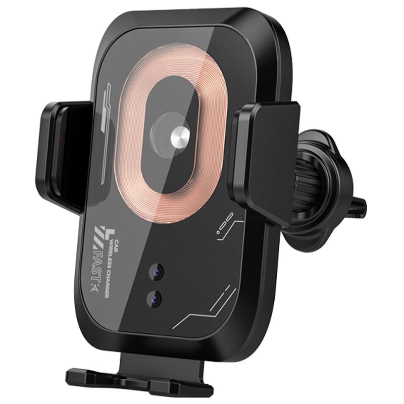 

X18 15W Car Wireless Charger Automatic Induction Vehicle Air Vent Phone Charging Bracket Type A