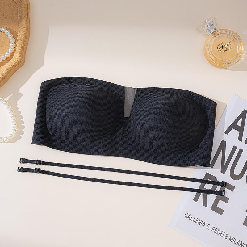 Summer thin breathable seamless underwear women's small breasts gather soft support square neck mesh girls bra comfortable