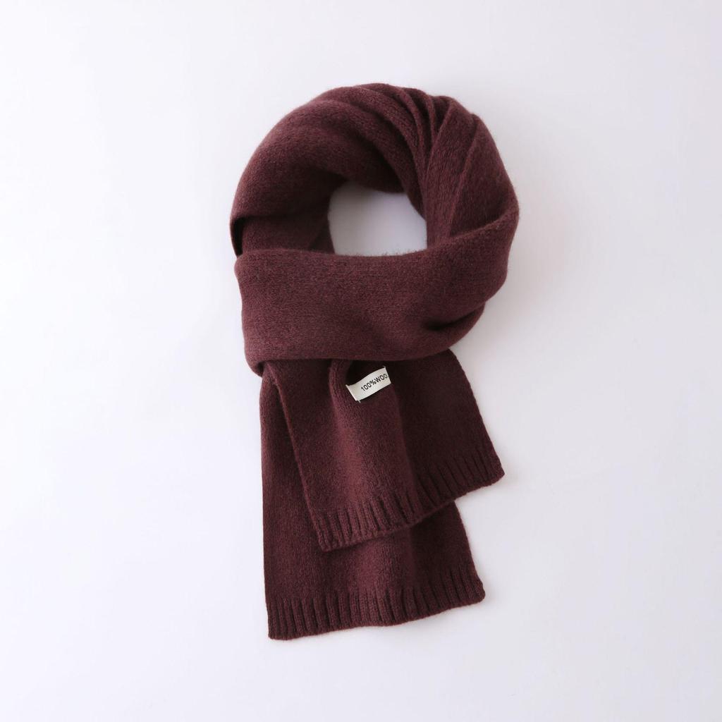 Prémiová šála z australské merino vlny - Unisex zimní hřejivost, jednobarevná