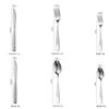 Star Diamond Stainless Steel Cutlery Set: High-end Steak Knife, Fork, Spoon, Tea Spoon, Tea Fork for Western Cuisine
