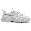 Fila Fusion Conch Sneakers Synthetic Leather Fabric TPU Trendy Sports Low-Top Casual Shoes Women Sneakers Gray Silver T12W217303FNS