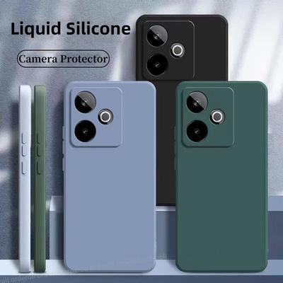Für Realme GT7 Hülle Realme GT 7 7T Cover Funda Coque Original Flüssigsilikon Weiches TPU Handy Stoßstange Für Realme GT7
