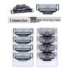Mens' Portable Three-Layer Blade Old-Fashioned Razor
