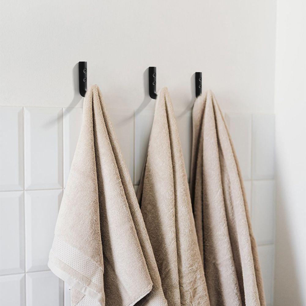 J-Type Design Wall Mounted Coat Hook Minimalist Style Clothes Hook Modern Towel Hook  Indoor Use
