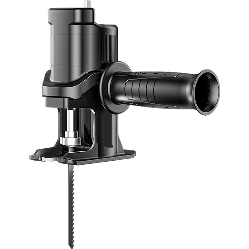 Multifunctional Reciprocating Saw Adapter Drill to Saw Converter for Wood Metal Plastic Cutting Handyman Daily Use