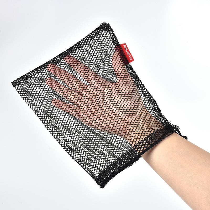 Nylon Mesh Drawstring Bag For Cutlery Bottle Pot Pan Kettle Mesh Storage Bag
