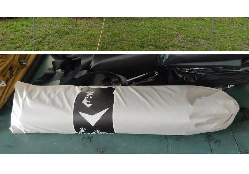 Ultra-Light Taiwan Black Bear Vinyl Camping Tarp - Rainproof & UV Protection Canopy