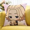 T-Tokyo r-Revengers Mikey World Various Sizes Square Pillow Case For Car Home Bedchamber Decor