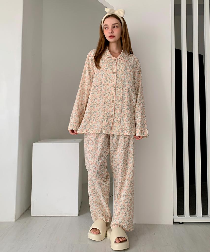 Baseukala Peach Blossom Pajamas Set