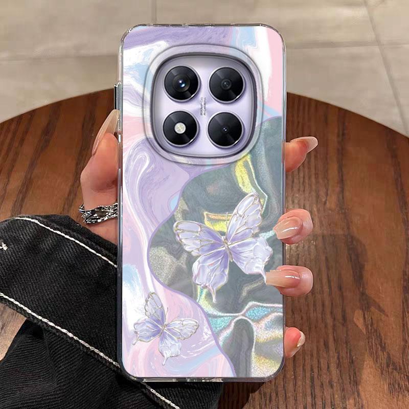 Case For Redmi Note 14 13 15 Pro 5G 13 13C 14C 15C A3 A5 Phone Cover Summer Vibes Funny Snow Mountain Bumper Protective Silicone