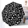 1pc Floral Mandala Pattern Umbrella with Plastic Handle,Compact & Stylish,Suitable for All Seasons YS331072
