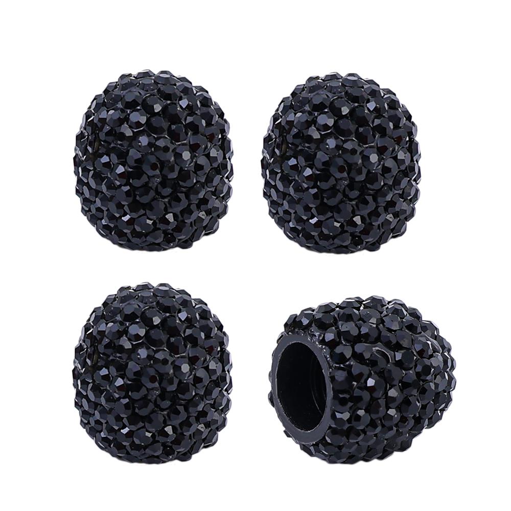 Tire Rhinestone Decor Valve Caps Diamond Bling Bling Shiny Wheel Valve Dustproof Cover Car Motorcycle Tyre Accessories Valve Stems 1