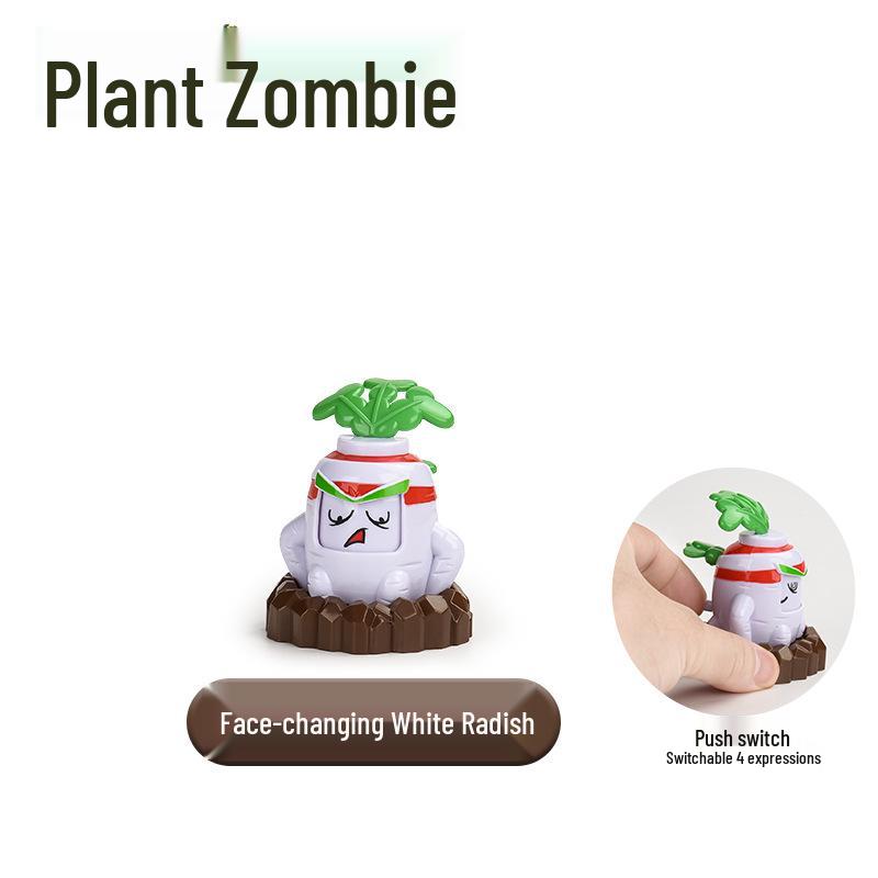 Plants vs. Zombies Toy Set: Machine Bug, Football Gun, Pea Pod, Carnivorous Plant Models