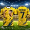 2026 Summer Hot Sale Ronaldo Commemorative Football Tee Casual Sports Breathable Quick Dry Shirt For Men And Women