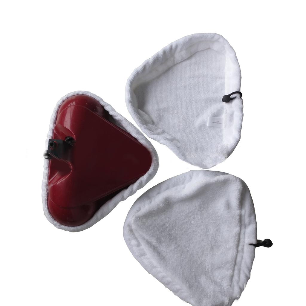 Steam Mop Replacement Pads Reusable Washable Microfiber Triangular Mop Pad for Carpet Hardwood