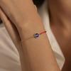 Brățară Europeană de Lux cu Șnur Roșu și Zirconiu: 12 Culori, Design de Nișă Personalizat