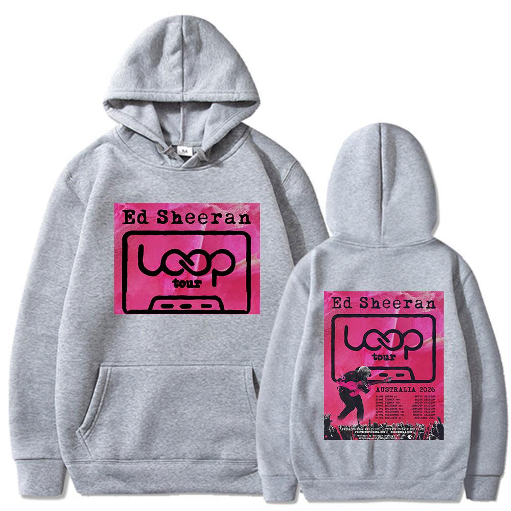 

Ed Sheeran Loop Tour Australia 2026 Tour Graphic Hoodies Men s Women Clothing Fashion Hip Hop Sweatshirts Oversized Pullovers XL