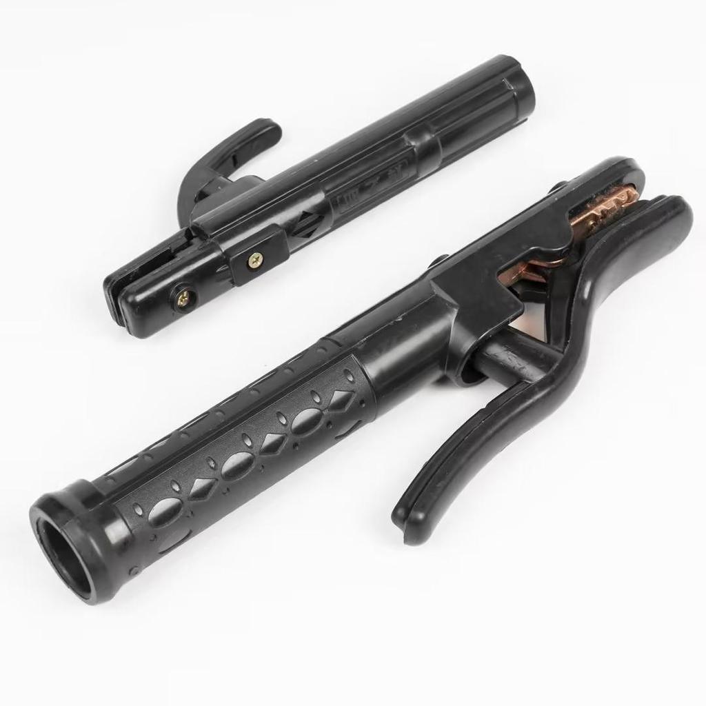 Industrial Grade 1000A Electric Welding Pliers, Pure Copper with Rubber Coating, Black, Heat-Resistant, Drop-Resistant