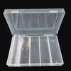 Plastic Jewelry Boxes Storage Case Plastic Tool Box Clear Round Coin Cases Capsules Container Holder Organizer Storage Wholesale