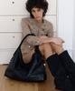 Sand Museum Cactus Hobo Bag [Black]