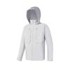 Fitness Business/Freizeit Atmungsaktiv Regendicht Leicht Wasserdicht Windbreaker Jacke Herren Wasserblau Grau A51M511701F-GY