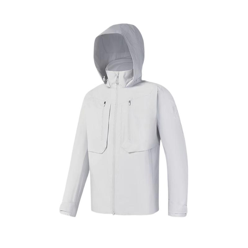 FILA Fitness Business/Casual Breathable Rainproof Lightweight Waterproof Windbreaker Jacket Men s Water Blue Gray A51M511701F-GY 160/84A/XS