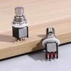 6-Pin Guitar Stomp Switch Metal Button DPDT Footswitch for Guitar Effects Pedal and DIY Pedalboard