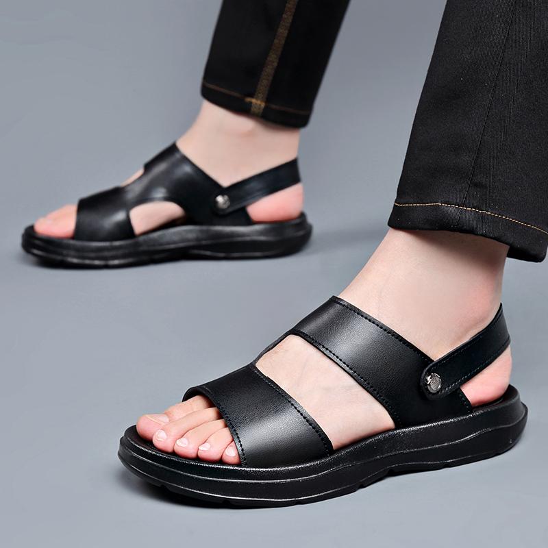 New Summer Classic White Leisure Beach Shoes Holiday Male Wading Aqua Sandals Outdoor Male All-match Comfortable Casual Sandals