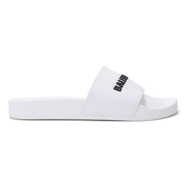 (WMNS) Balenciaga Pool-Slides 'Weiß Schwarz' Damen 565547W1S839034