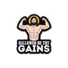 HALLOWED BE THY GAINS Enamel Pins Custom JESUS IS THE ANSWER Brooches Lapel Badges Jewelry Gift for Believer Friends