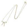 & Co. Elegant Satin Ribbon 18K Gold Necklace Women Necklace 1048852
