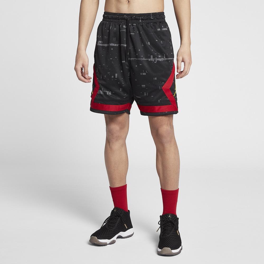 Jordan Logo Printed Straight Loose Casual Shorts Men Bottoms Black AQ0621-010