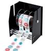 1set Acrylic Label Sticker Holders Rectangle Black 155x120x180mm