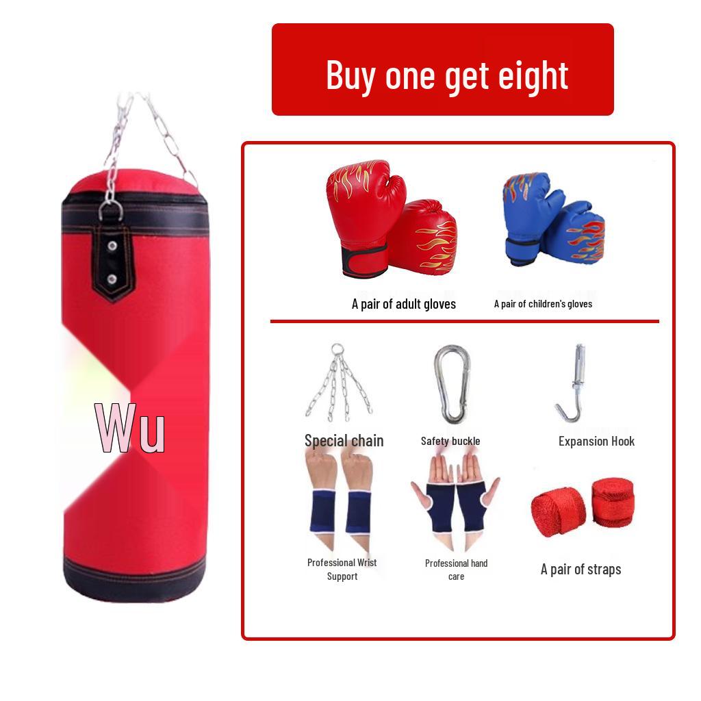 Hanging Oxford Cloth Canvas Punching Bag for Adults - Thickened for Gym and Sanda Training