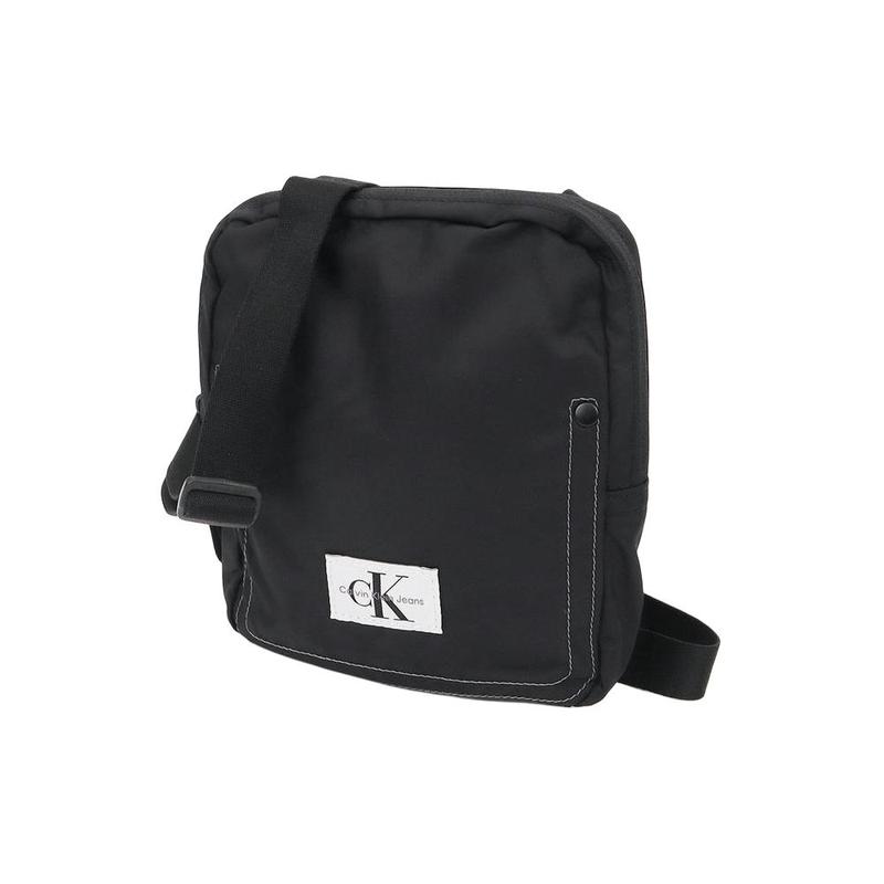Calvin Klein Casual trendy nylon crossbody shoulder bag men s black чёрный