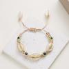 Boho Colorful Shell Braided Bracelet for Women Men Charm Blue Evil Eye Beaded Bracelet Lucky Amulet Friendship Jewelry Gifts