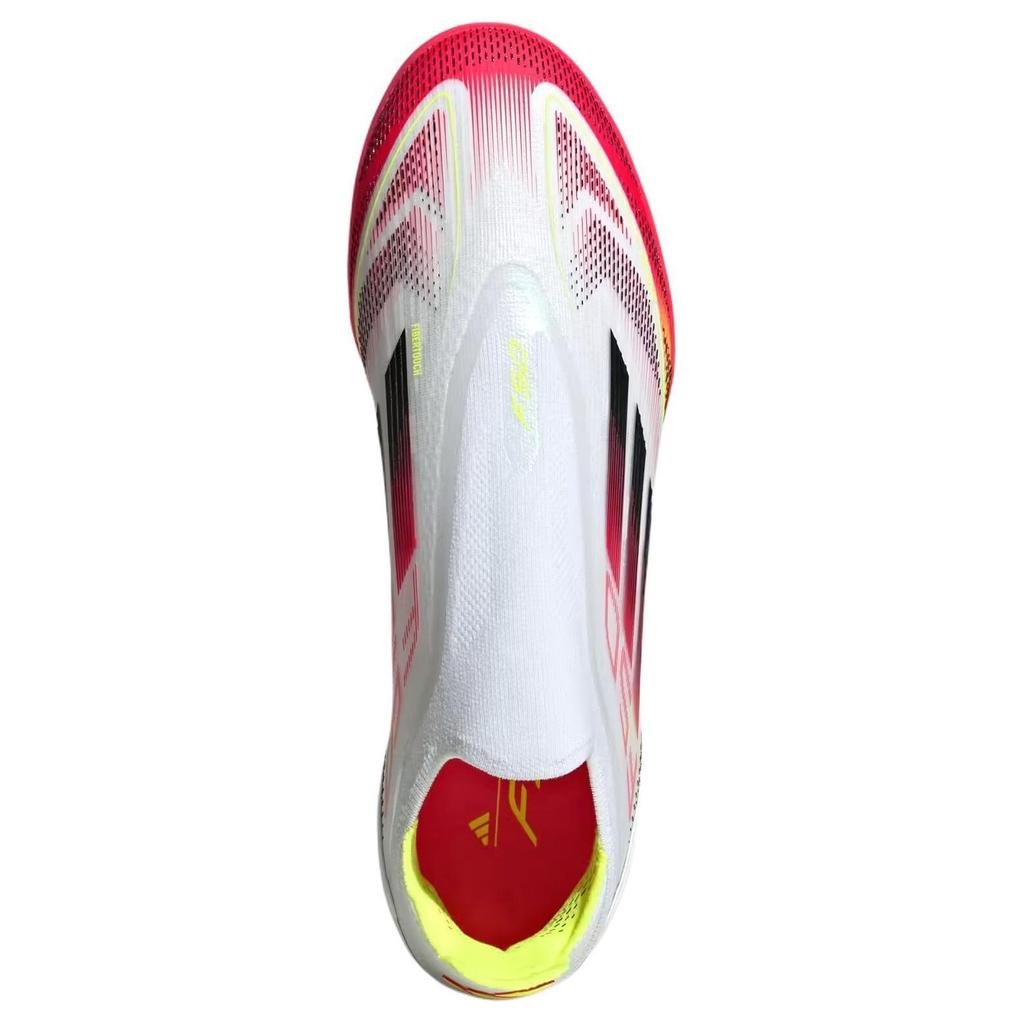 Adidas F50 Pro Comfortable TF (Rubber Studs) PU Non-Slip Durable Soccer Shoes Unisex Soccer Shoes White Red JP7204