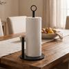 Freestanding Paper Towel Stand Stainless Steel Vertical Napkins Rack Roll Paper Stand  Dining Table