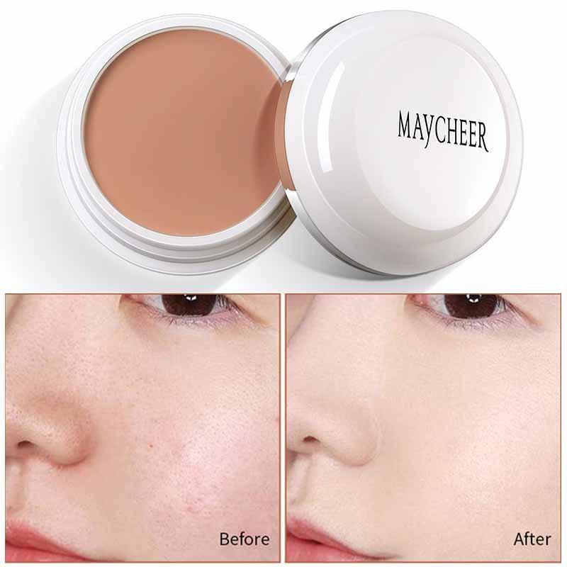 1Pc Multifunction Long Lasting Concealer Foundation Cream  Deep Complexion Dark Circles Acne Marks Cover Spots Moisturize Face Makeup