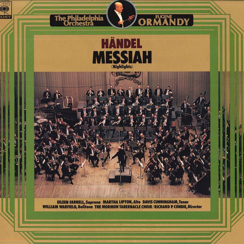 

LP Record EUGENE ORMANDY,PHILADELPHIA ORCHEST - Handel Messiah(Highlights) 13AC285 CBS SONY 1977 Japan Classical Used