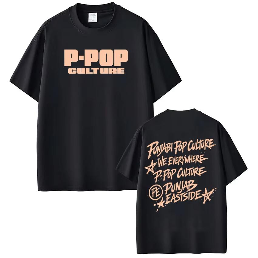 

Rapper Karan Aujla Fashion Graphic T Shirt Unisex Women Hiphop Casual T Shirts Fashion Summer new pure Cotton Tshirts Fan Gifts M