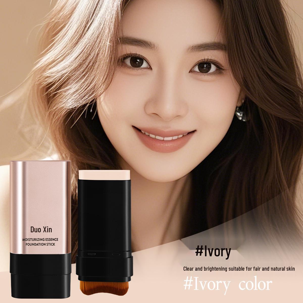 

Двусторонний стик-основа с кистью - Стойкий, не отпечатывающийся консилер, водостойкий и потостойкий слоновая кость/белый