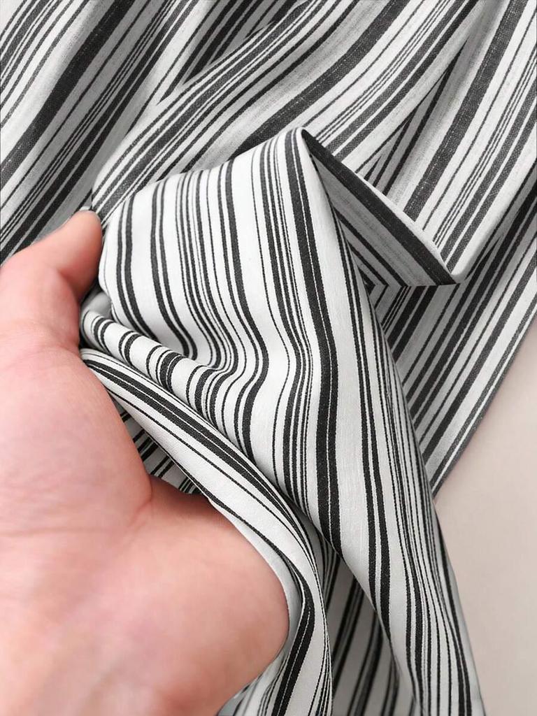 2026 Spring/Summer Plus Size Striped Beach Pants for Women - European & American Style