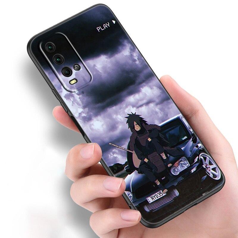 Japan Anime Sports Car Silicone Phone Case For Xiaomi Redmi Note 11 10 9 8 Pro 11T 10T 10S 9S 8T 9 9A 9C 9T Black Soft Cover